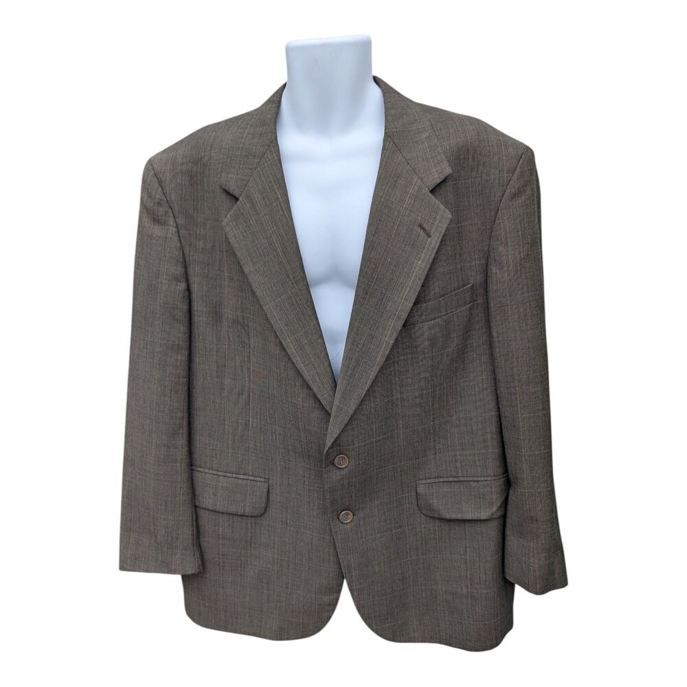 Vintage Evan-Picone Men's 3-Button Sport Coat Blazer Jacket Size 46L Business